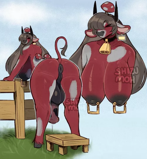 Mooshroom waiting to be milked (ShizuMoh)