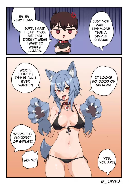 MTF Monster Girl Wolf-Girl
