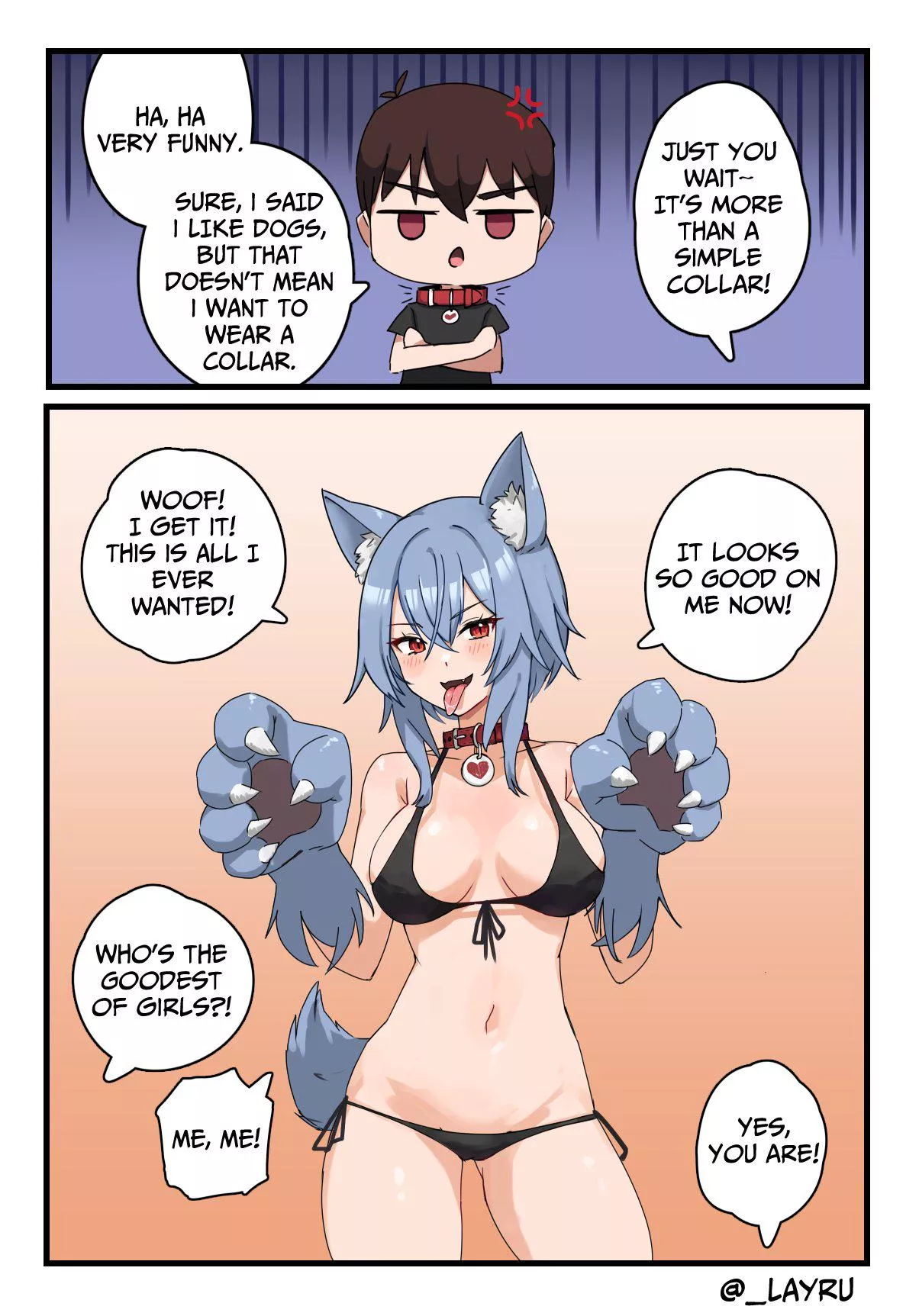 MTF Monster Girl Wolf-Girl