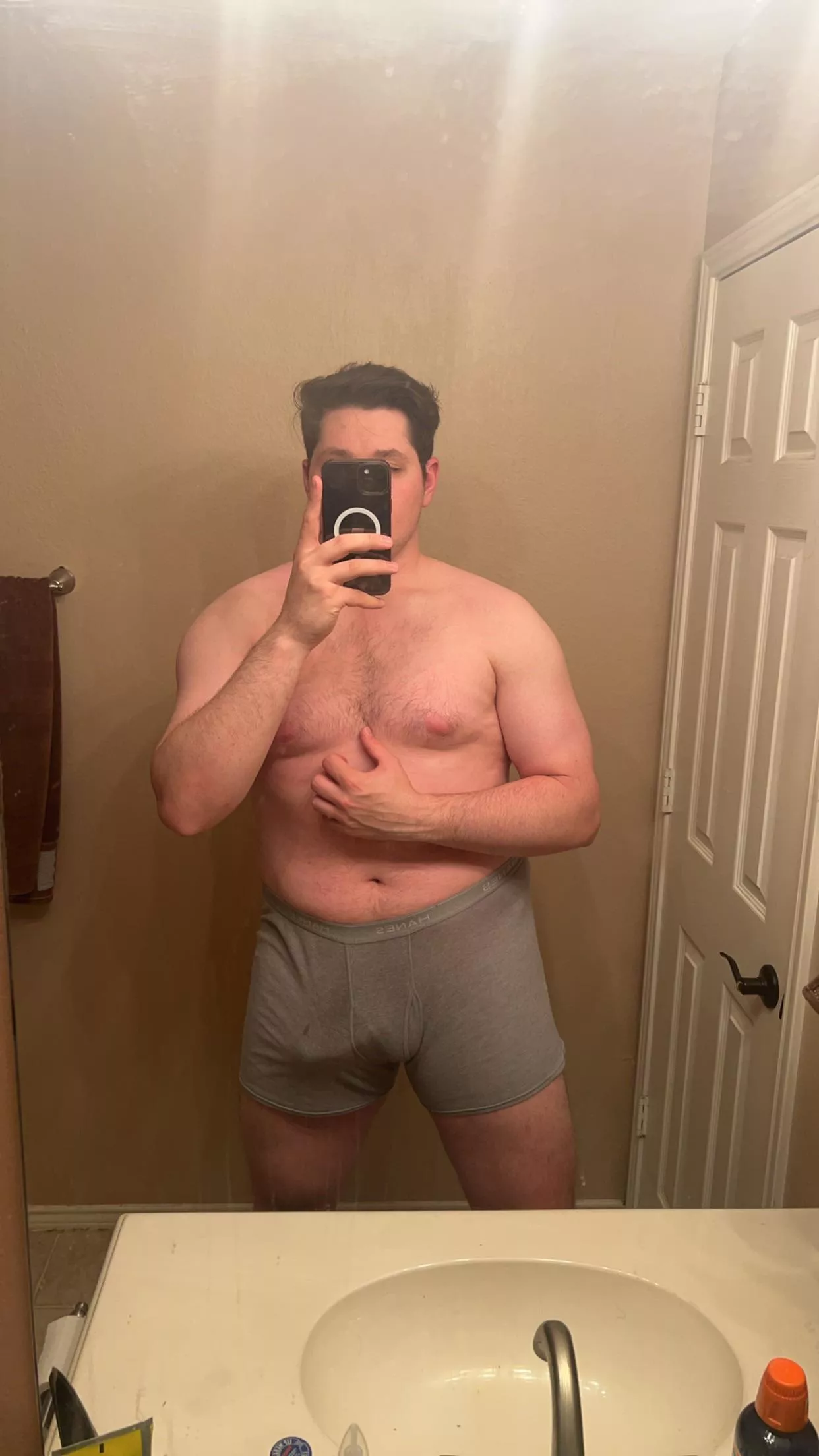 My roommate kept staring for some reason ;) 