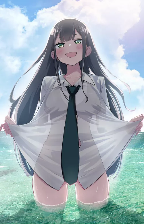 Proper beach attire [Aitsu no Kanojo]