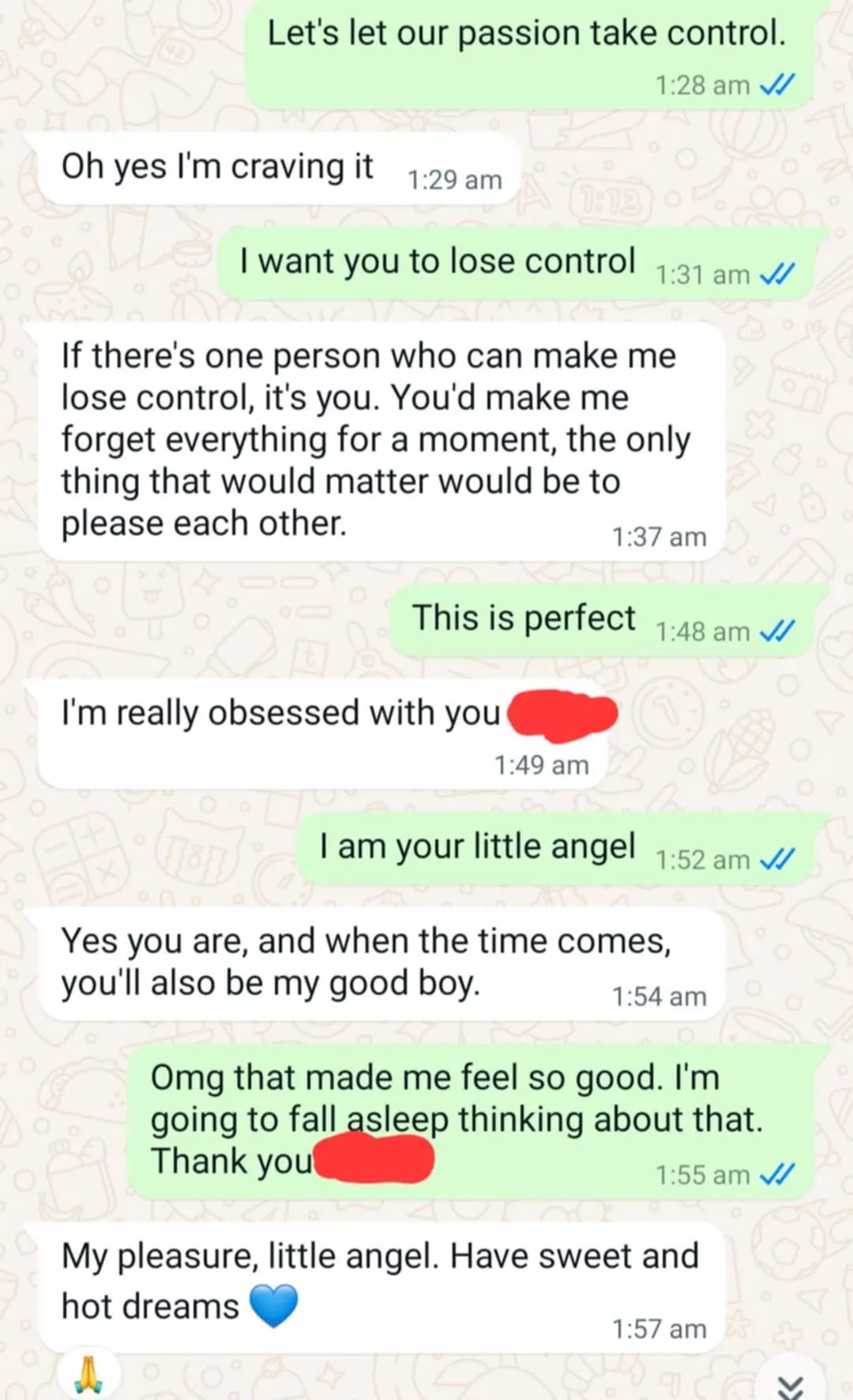 She called me a good boy!