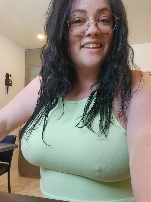 The guy at the gas station was staring at my nipples 