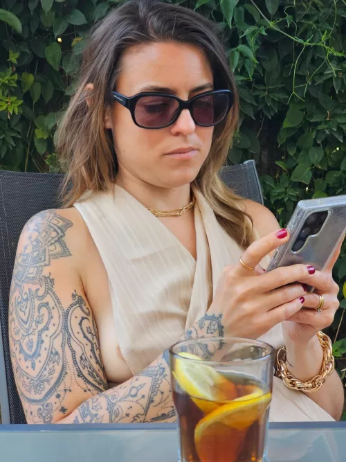 Wearing no bra in this dress is always a danger