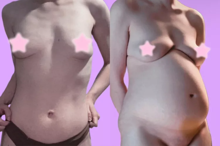 35 lb difference 💕