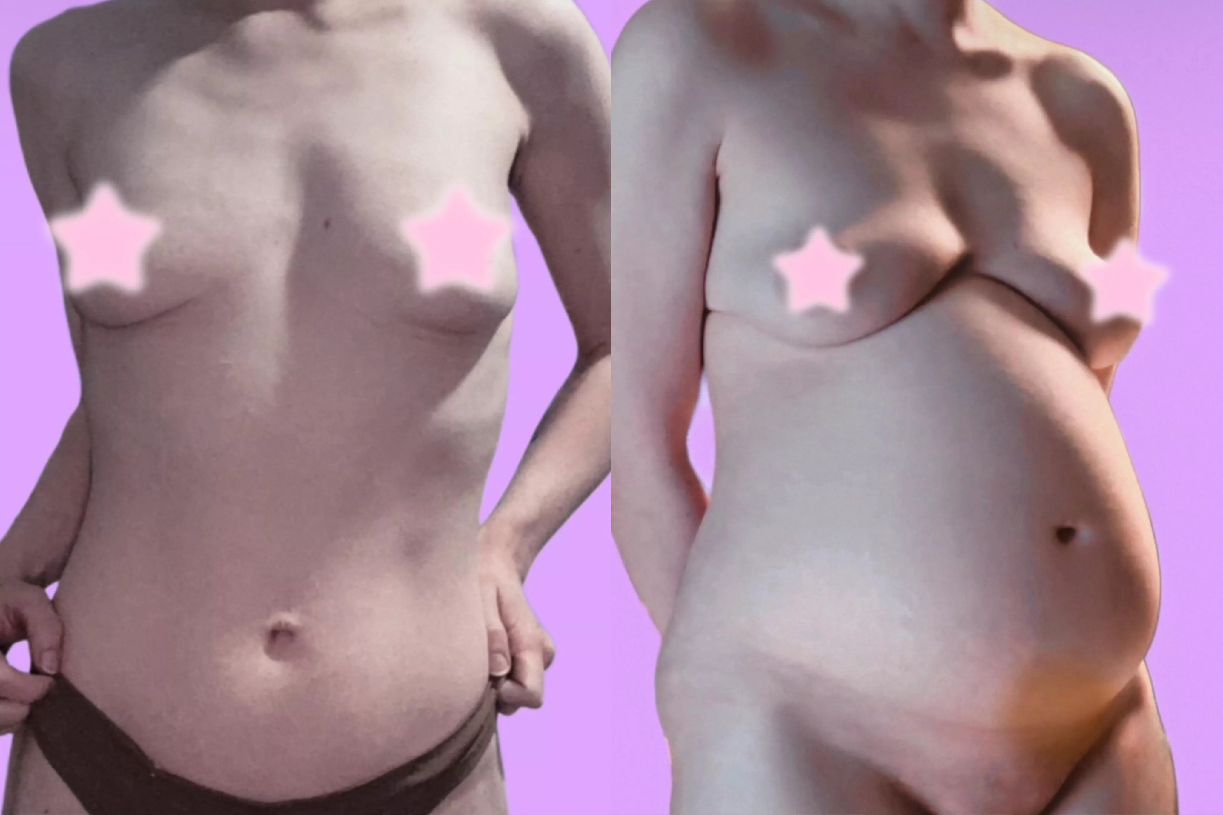 35 lb difference 💕