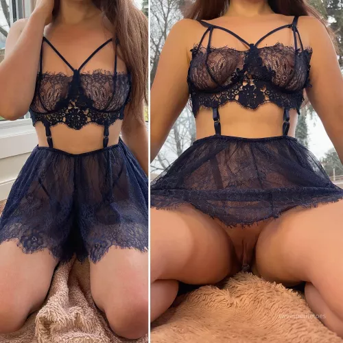 And just like that my panties are off and I'm on top of you