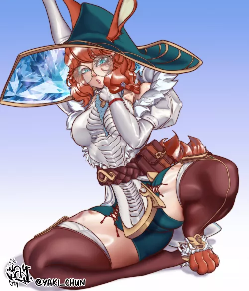 Aurora and her wild look (Yaki_chun)