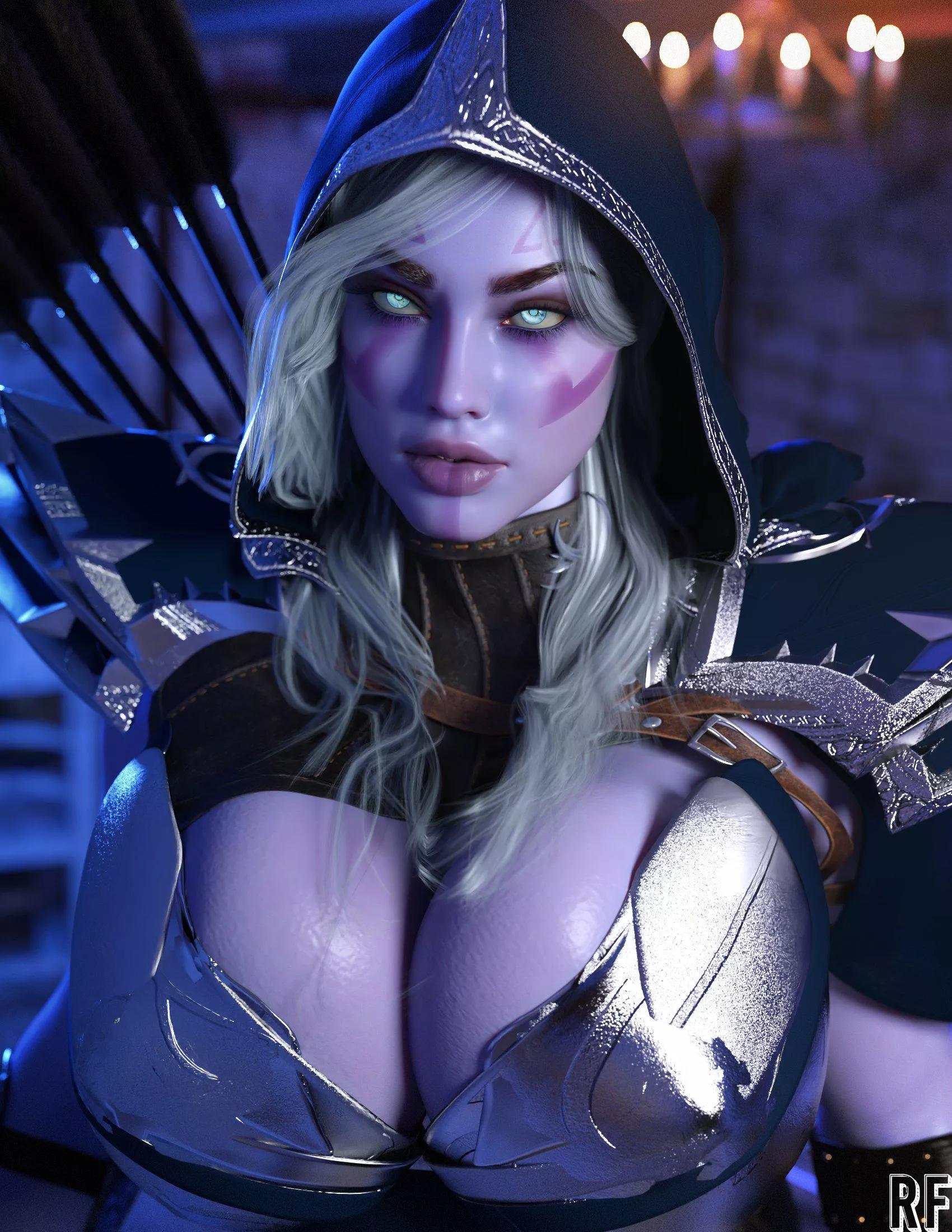 Drow Ranger (Rude Frog 3D) 