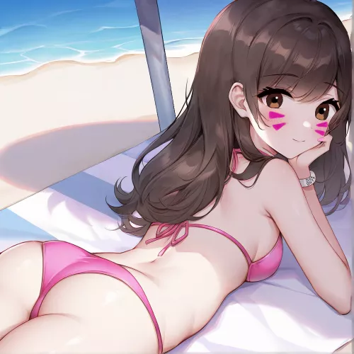Dva summer games skin