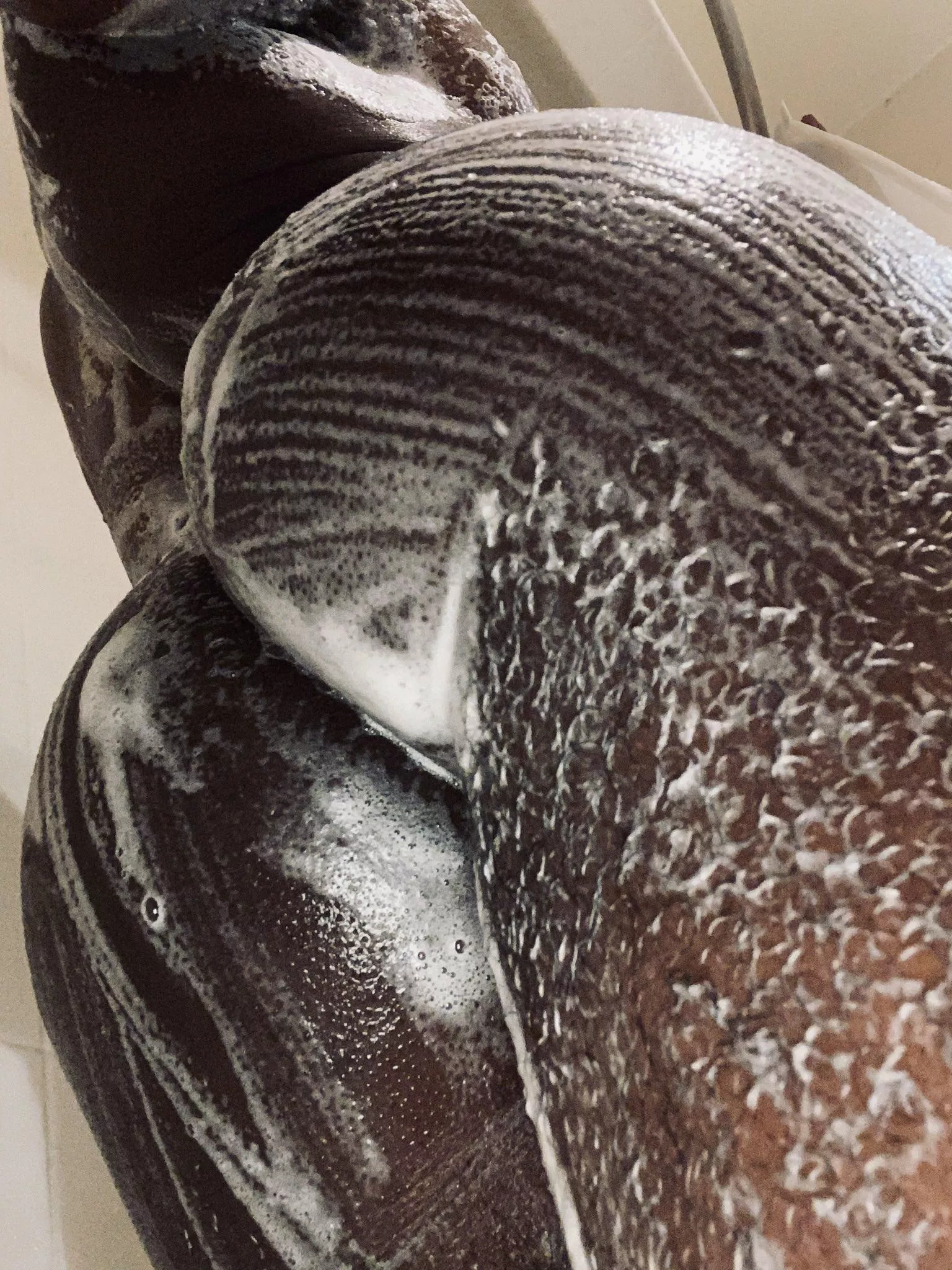 I hate the way dried sweat feels on my skin. I'm squeaky clean and ready for some shenanigans.