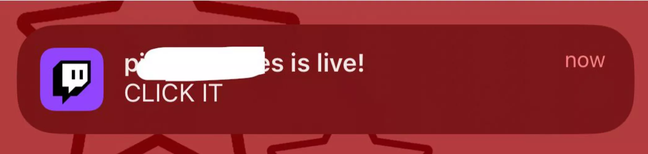 Iv blocked him why do i keep getting the notifications for his streams?