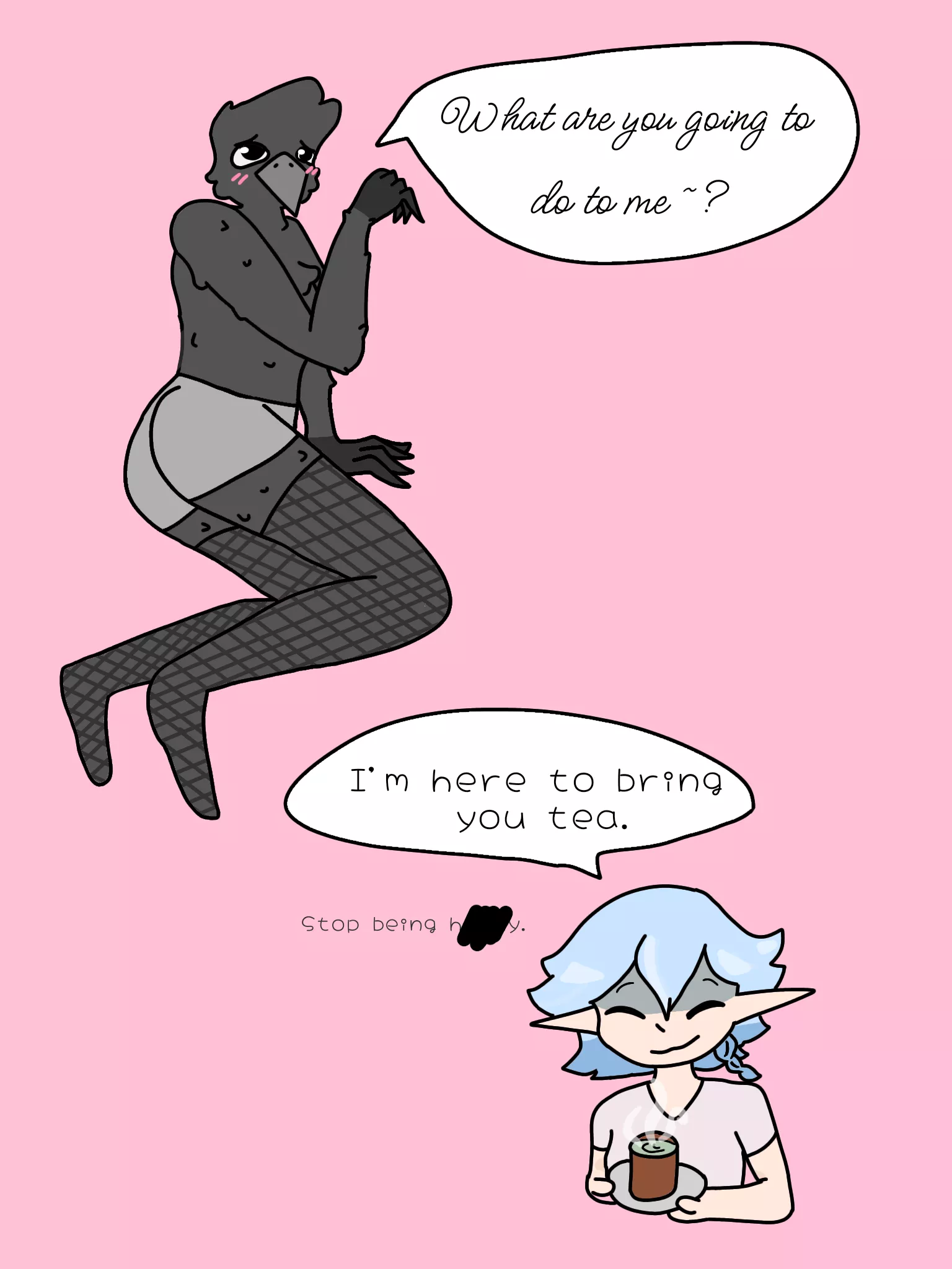 Posting here just in case. My Kenku Bard and their friend