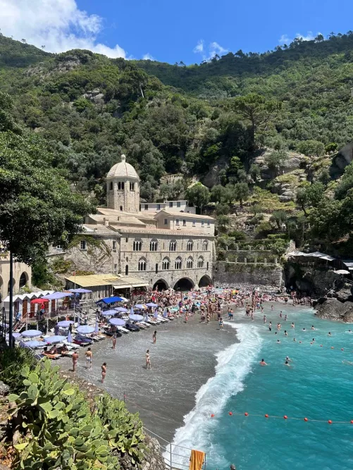 San Fruttuoso! One of the most unique beaches i've been to