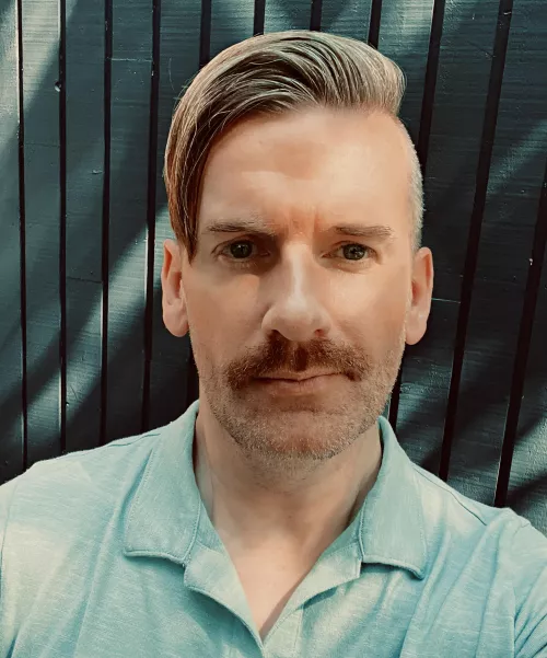 Summer stache in progress! 😃