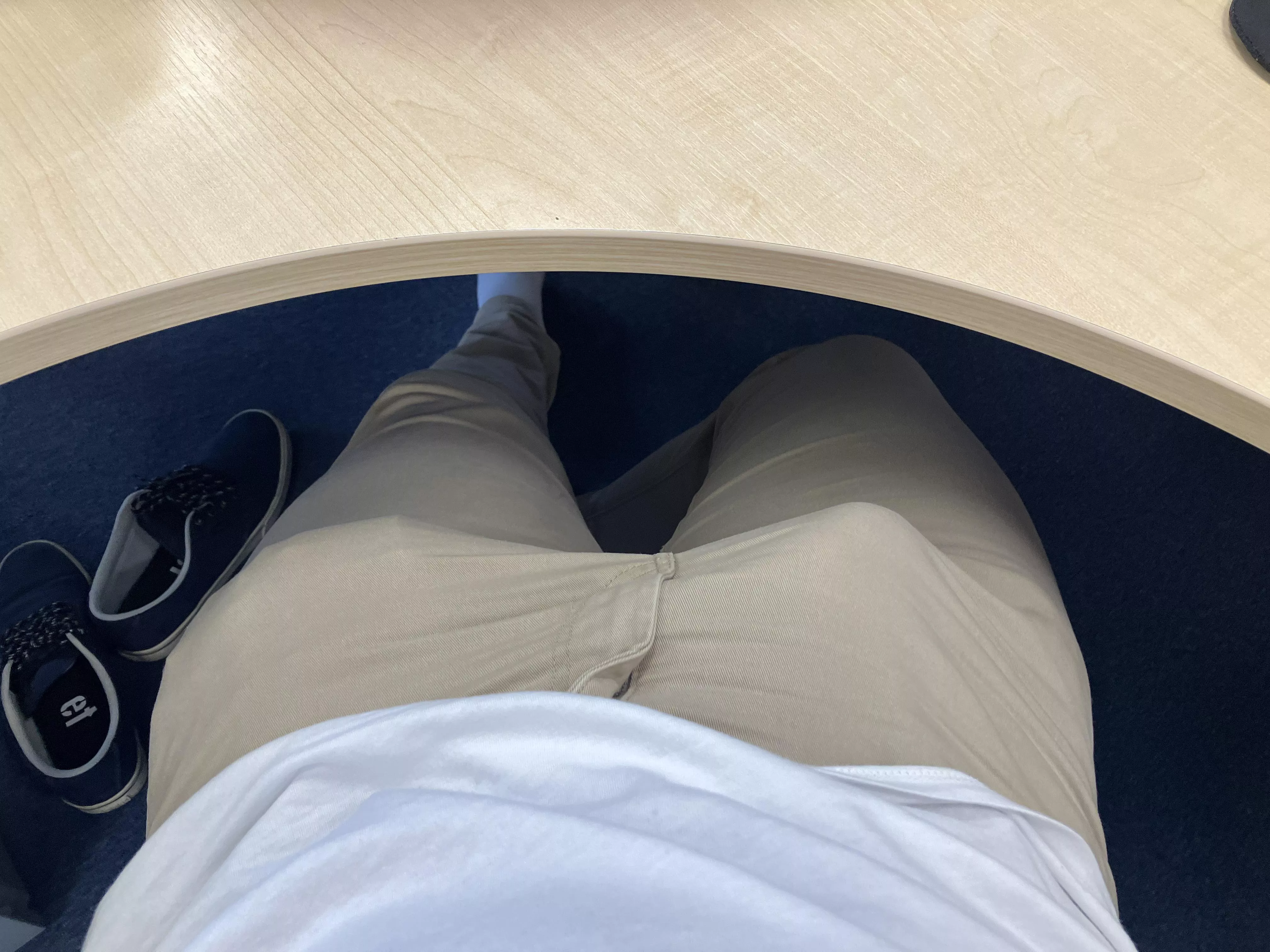 (27) Coworker got me rock hard at my desk