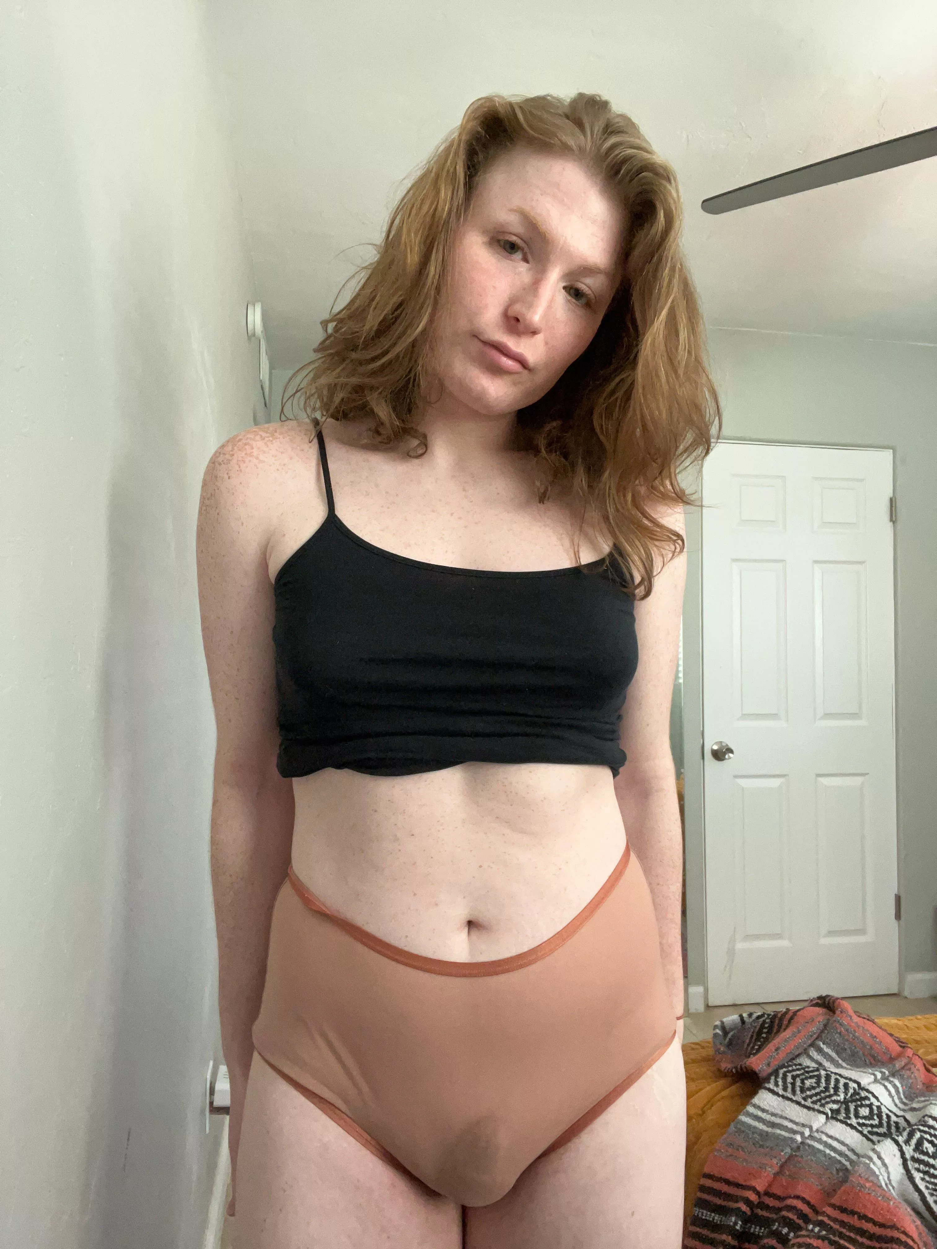 bulges are lil better when your panties are see-thru