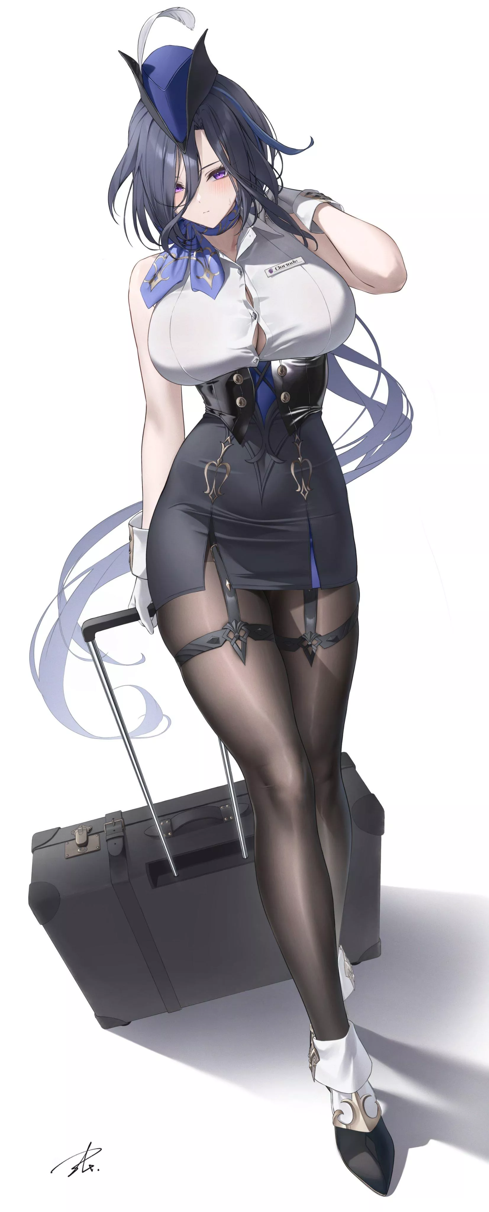 Flight Attendant Clorinde [Genshin Impact]