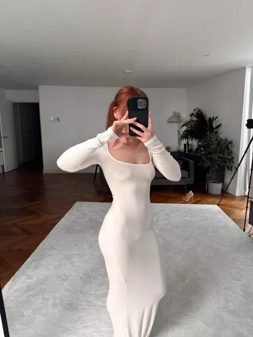 This dress is like a second skin