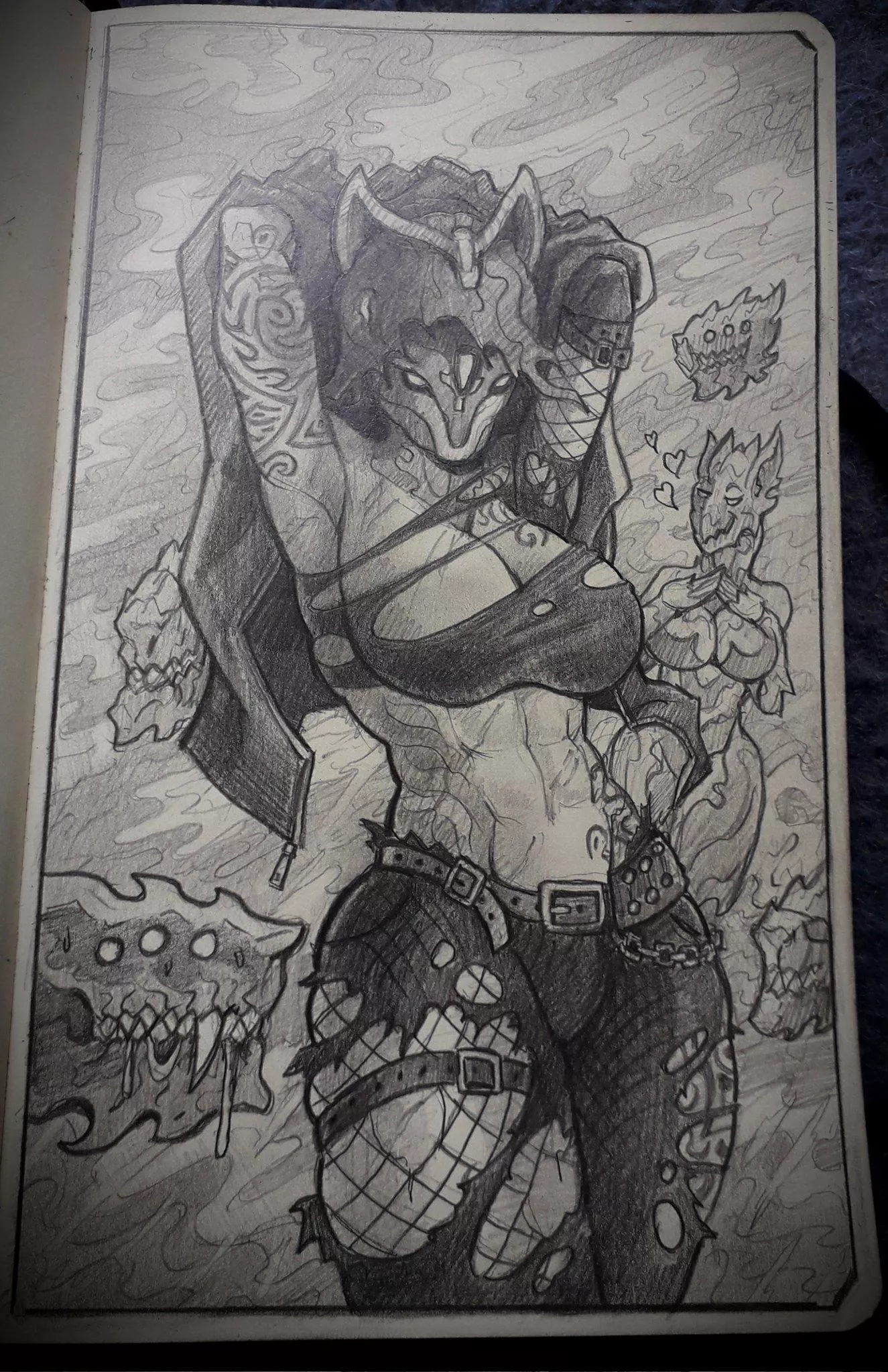 [Valkyr OC + Voruna] Don't Stare, Or Else (F4derati0n)