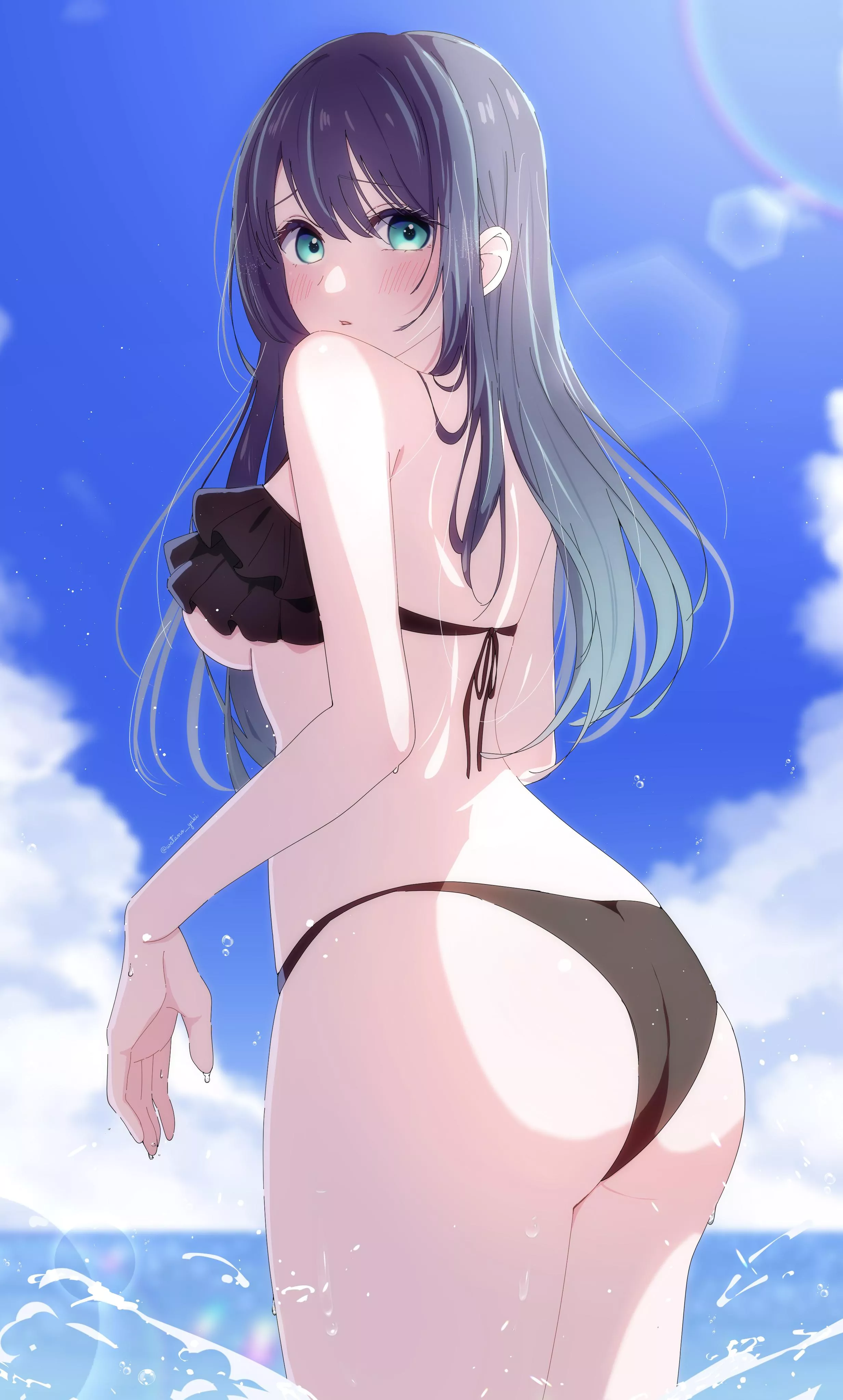 Akane Wearing Her Tight Bikini (Oshi No Ko)