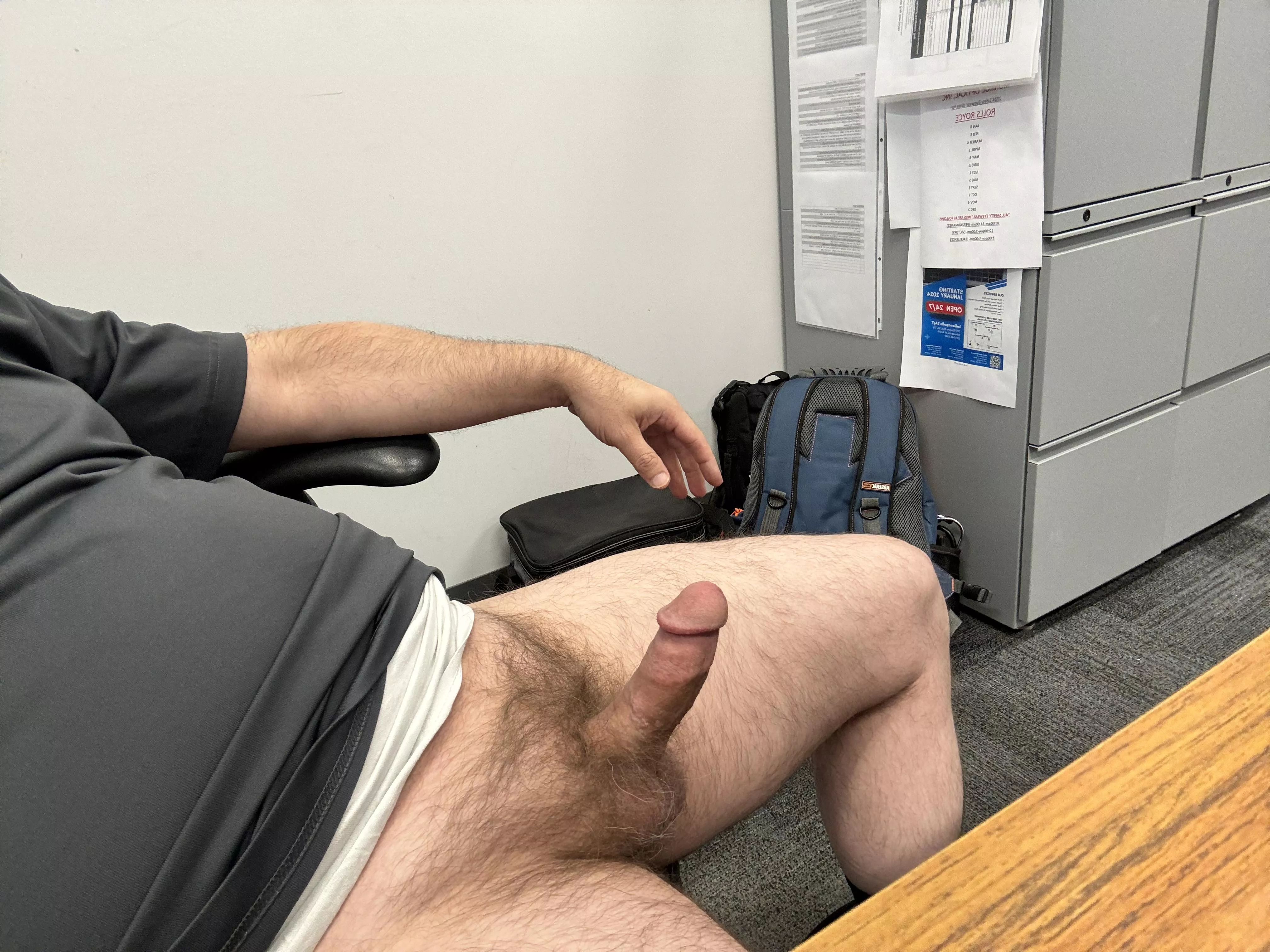 Horny in my office at work 