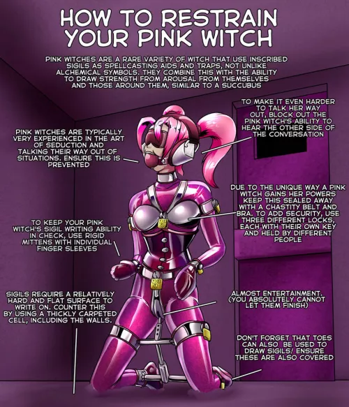 How to restrain your pink witch