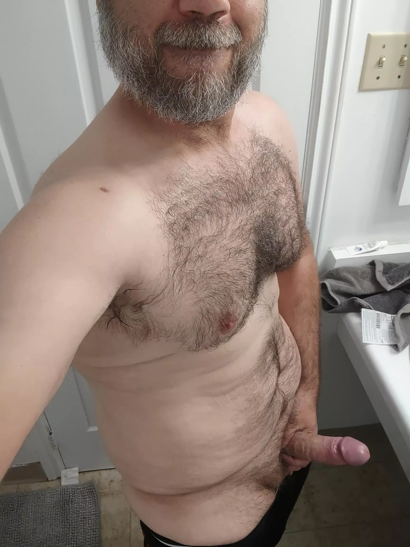 I was all smiles before work today lol