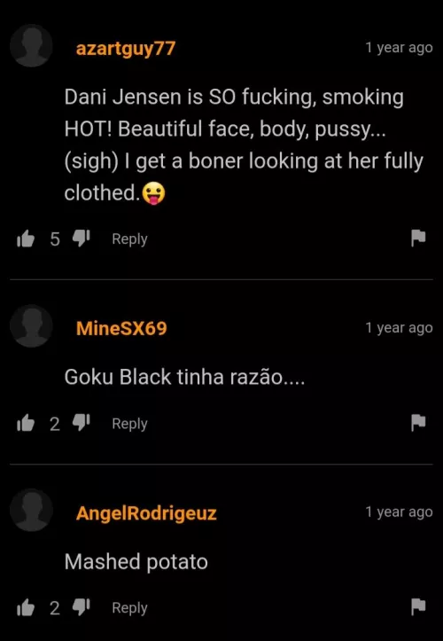 Indescribable comment section