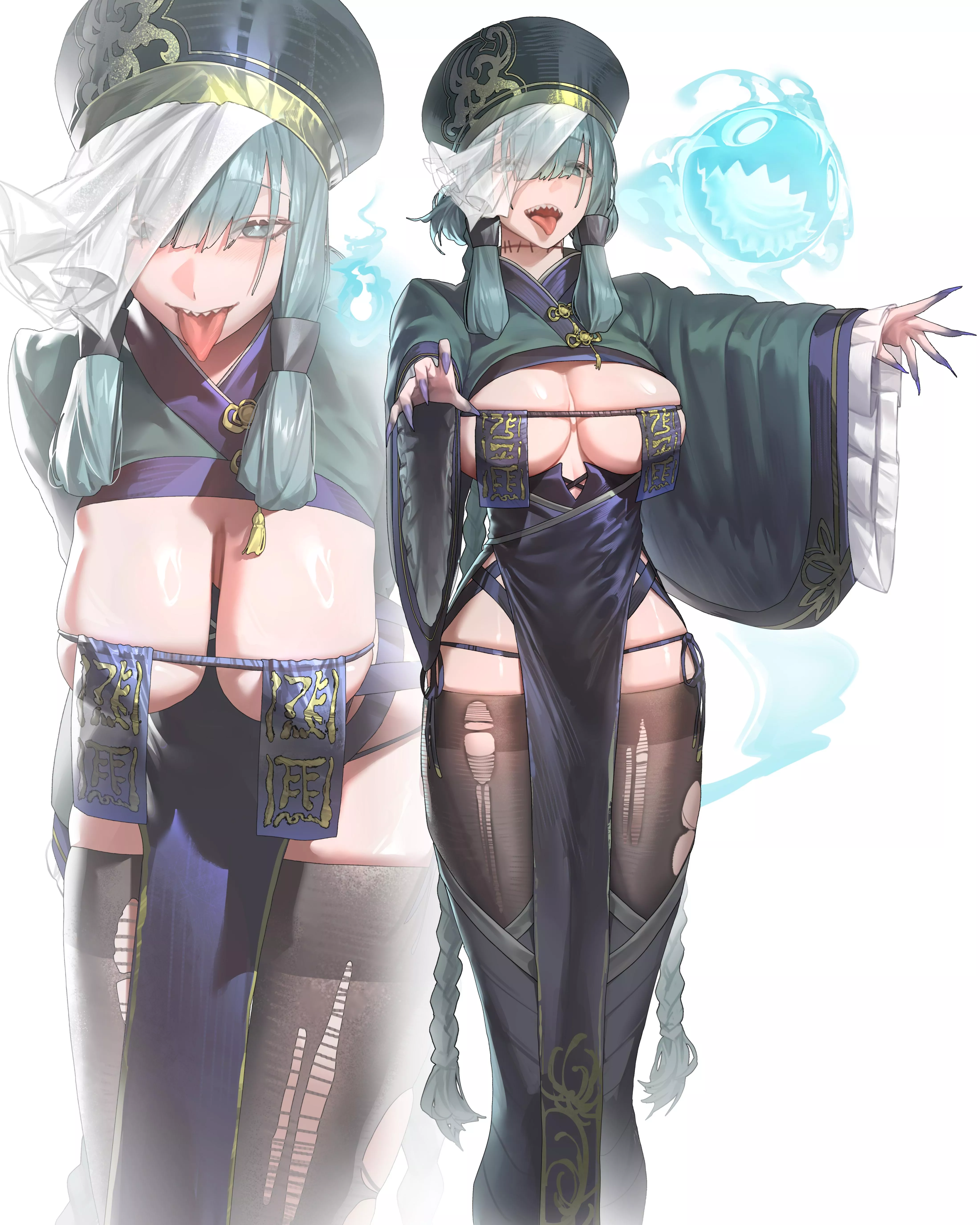 seductive jiangshi lady [original]