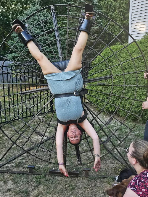 Setting up toys for the weekend