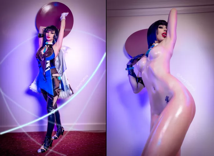 Yelan cosplay by Aery Tiefling [OC]