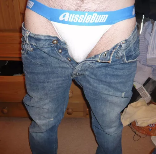 You never forget your first jock. A picture from my archive today, the first wearing of my first jockstrap. I’d love to say there’s a story behind it, but it was simply that I was desperate for one, so I bought one. What’s the story of your first j