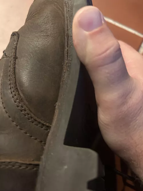 Any product to fix this split in the sole? I already got a free replacement pair 