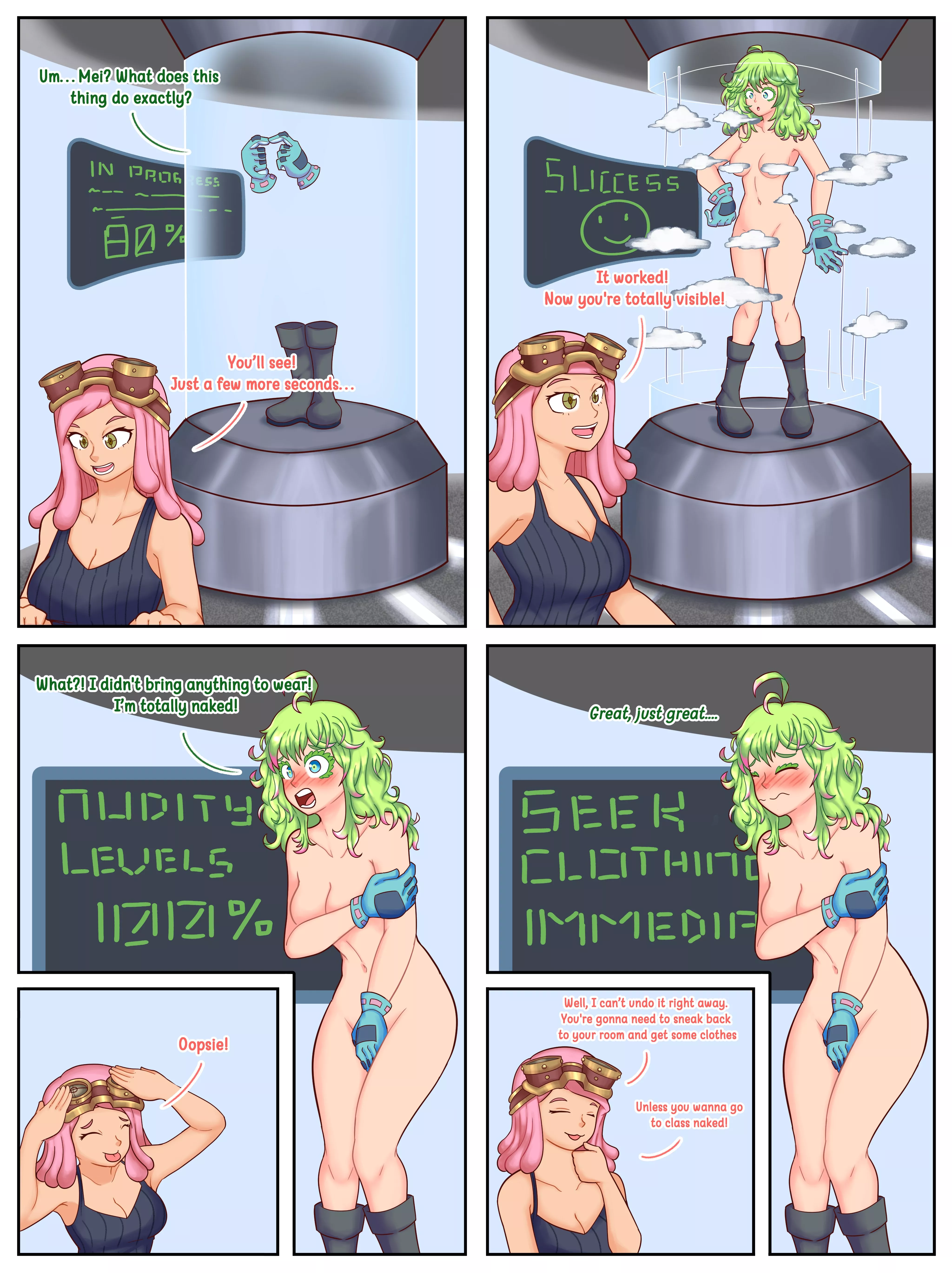 Embarrassed Toru (My Hero Academia) [Orangemint]