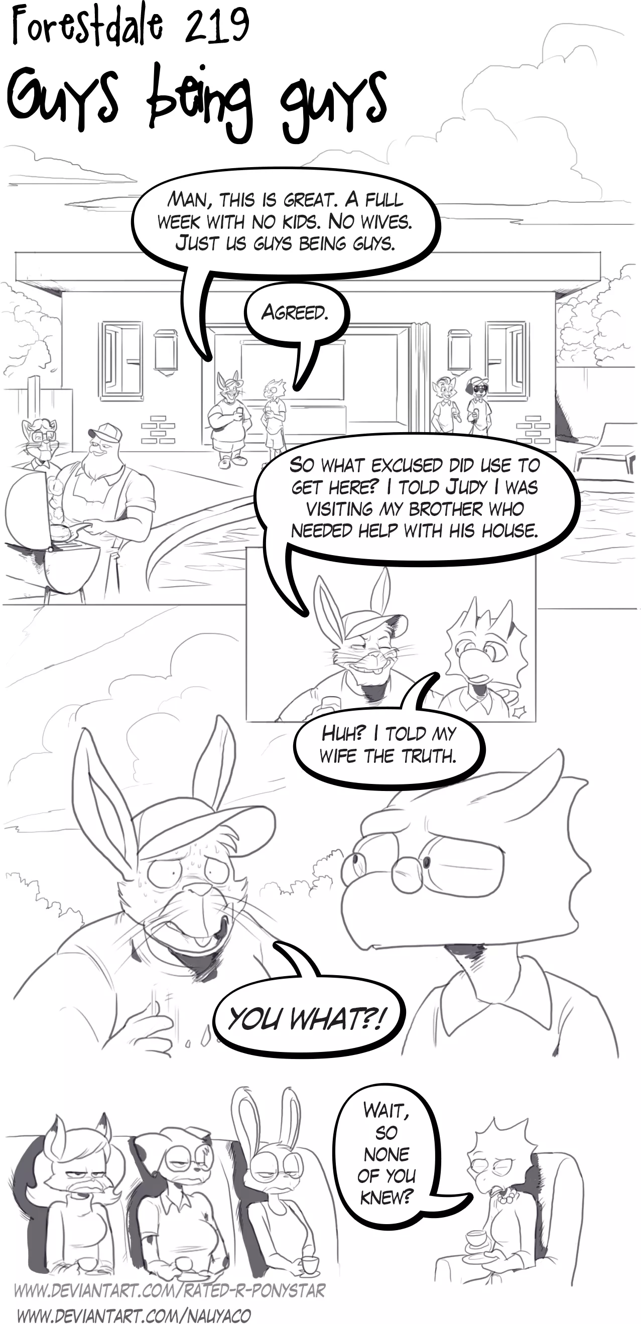 Forestdale 219: Guys Being Guys (By Nauyaco and Talos Lives)