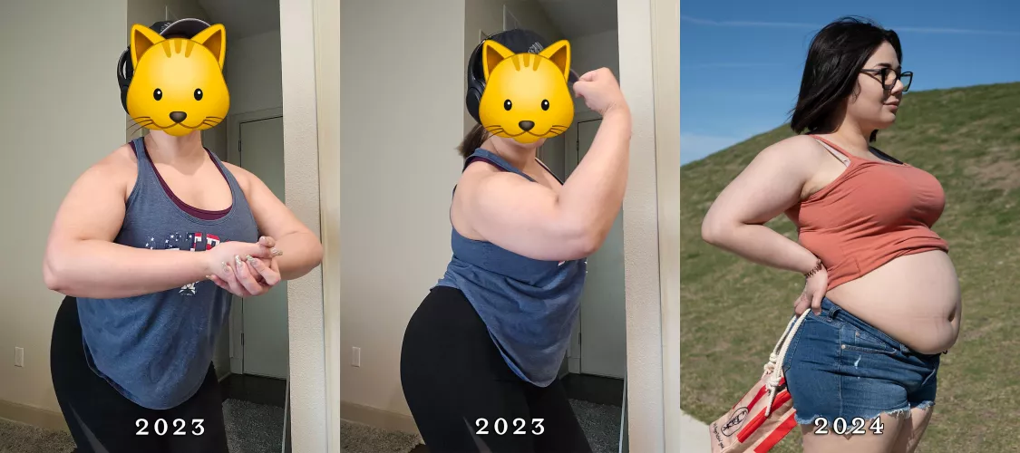 I worked so hard last year to turn my fatness into fitness, only to become a lazy blob all over again. 💪->🍗