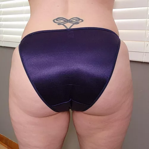 Just some purple satins. 