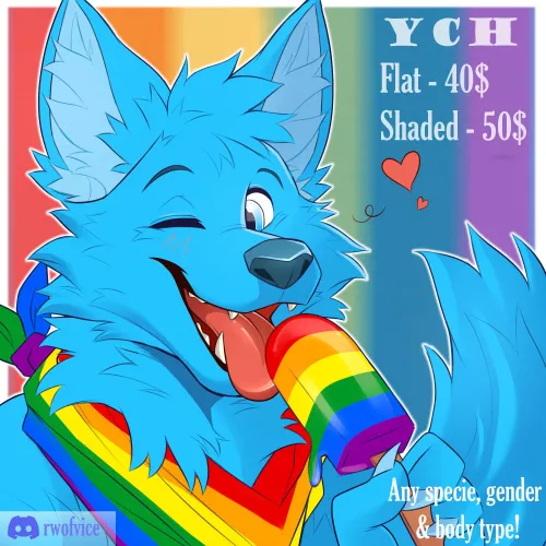 Last chance to get this ych! I've reopened only 3 slots (art by me)