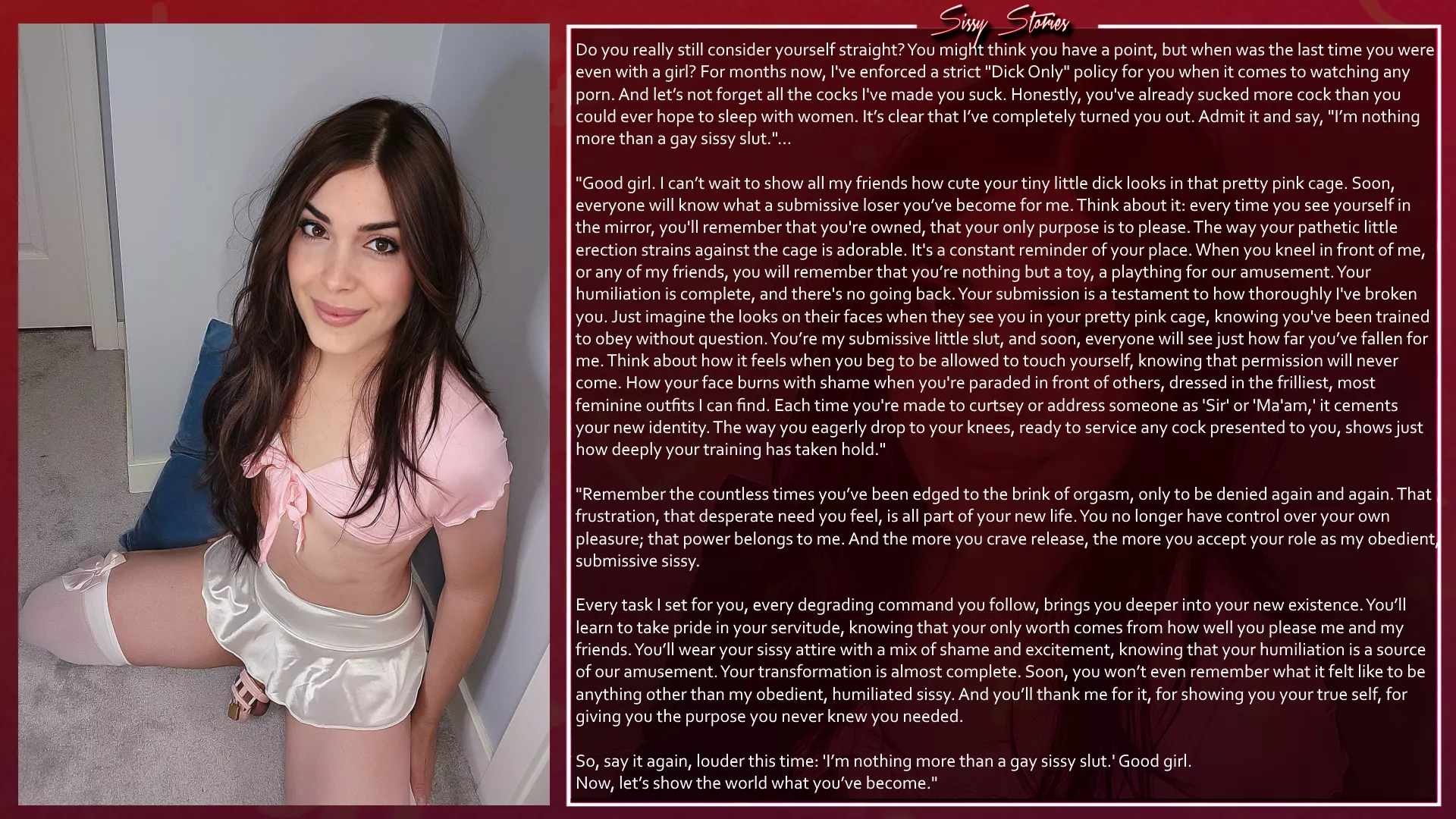 Nothing more than a Sissy Slut