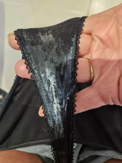 Soaked after a day of edging