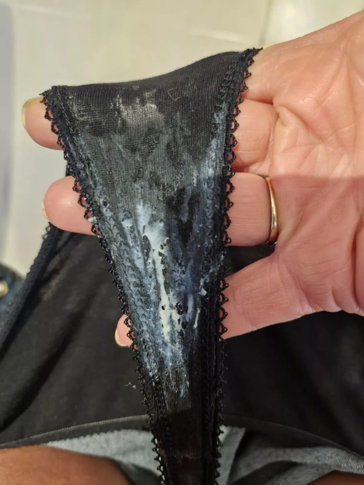 Soaked after a day of edging