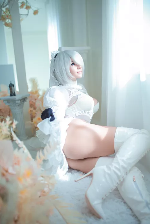 White bride 2B by Yuna Kairi