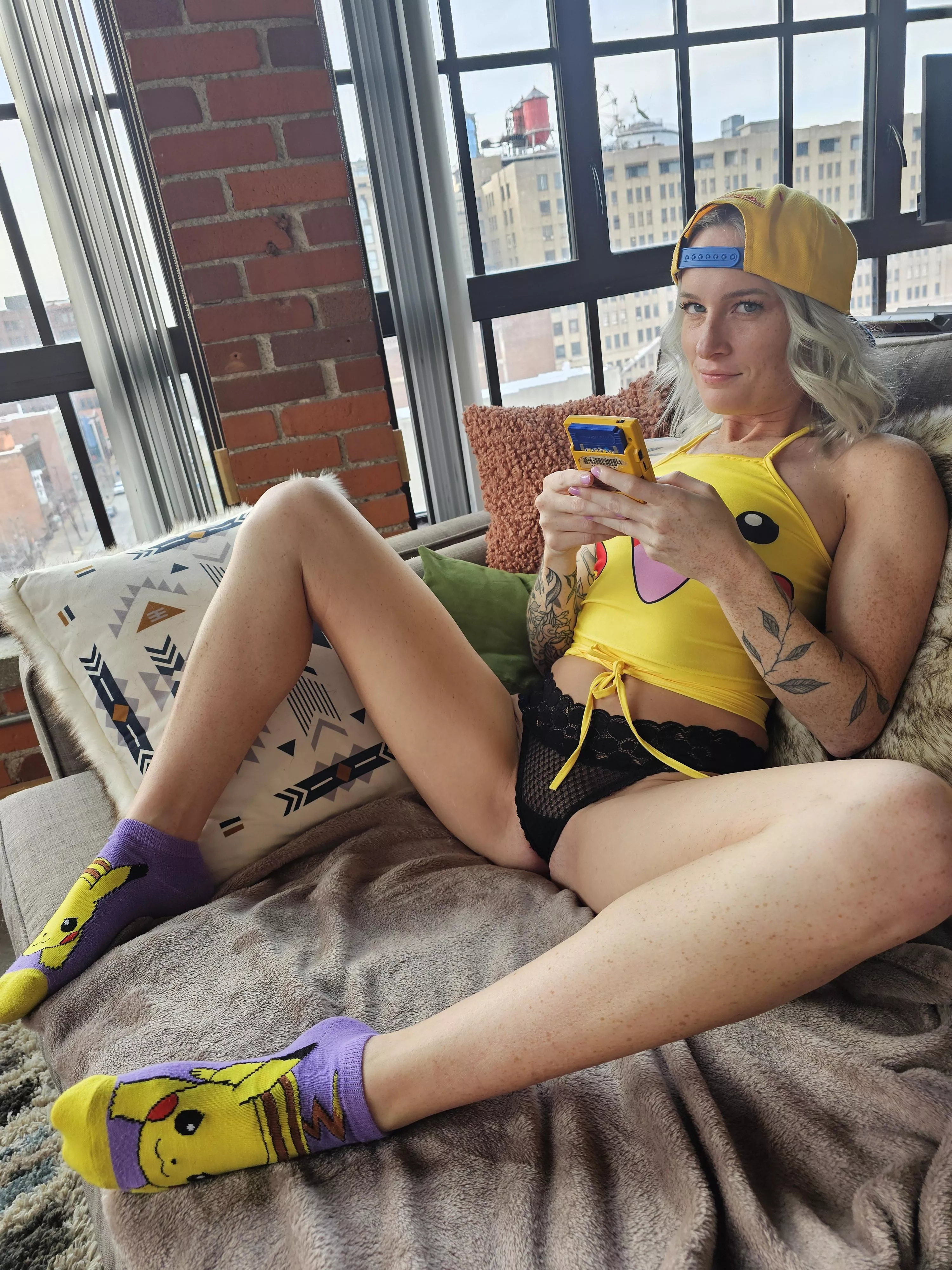 Would you fuck me in my Pikachu socks? [F]