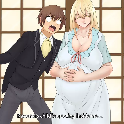 Y'all remember that one scene from Konosuba? But real