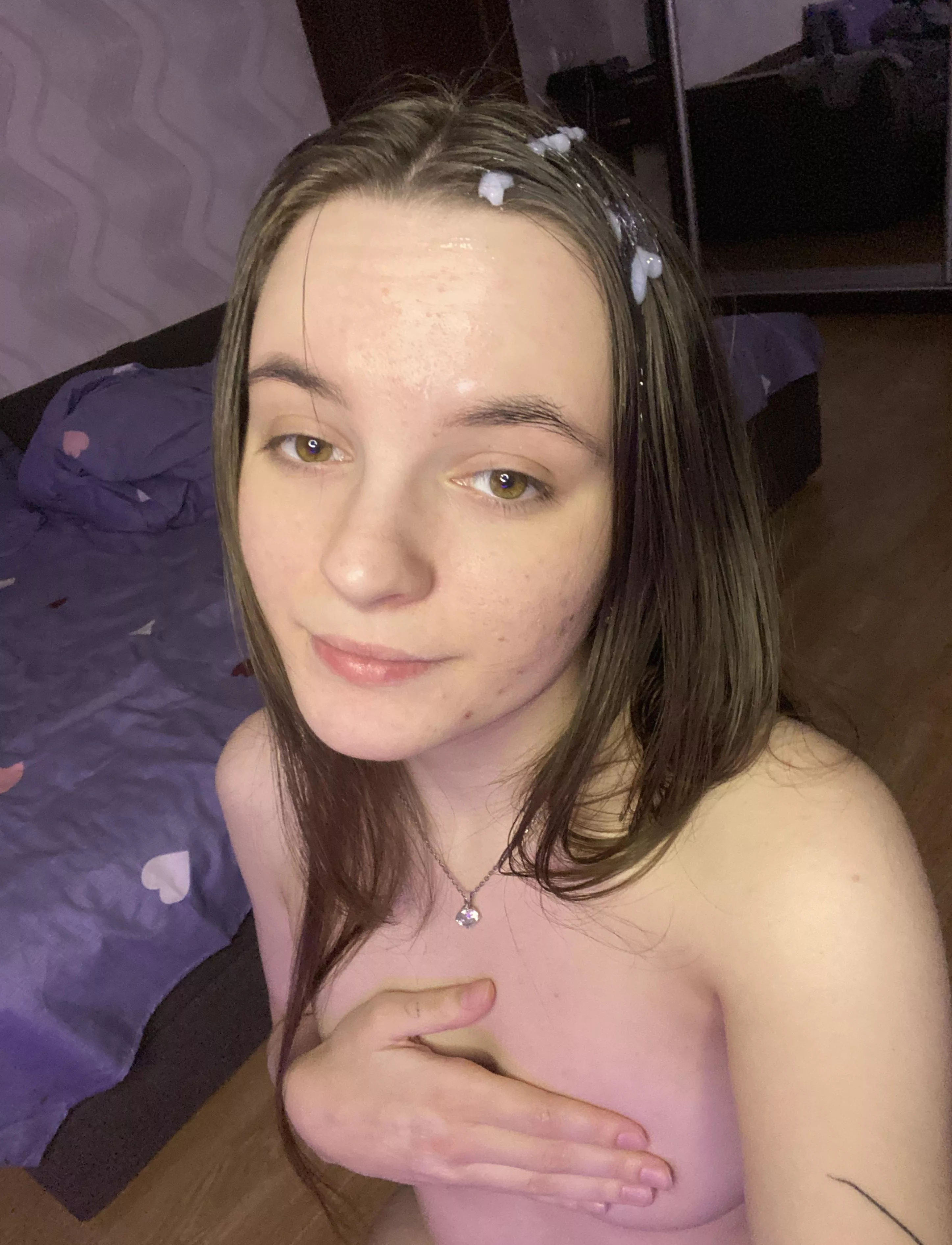 You can tell by my eyes what kind of nipples I have. did you understand this?