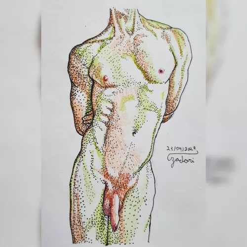 And a body drawing made by me.