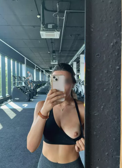 Are you willing to take the risk of fucking me in the gym?