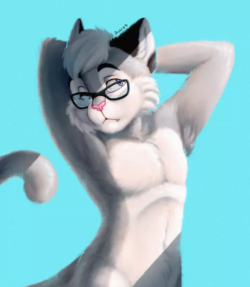 Cat stretch // Art by me [Q]