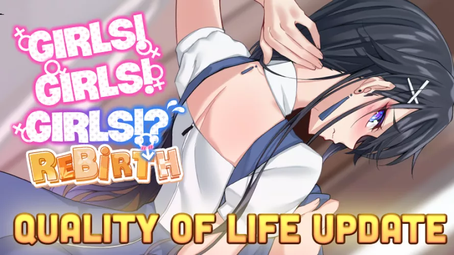 Girls! Girls! Girls!? Rebirth is now released on Steam as a FREE update! 